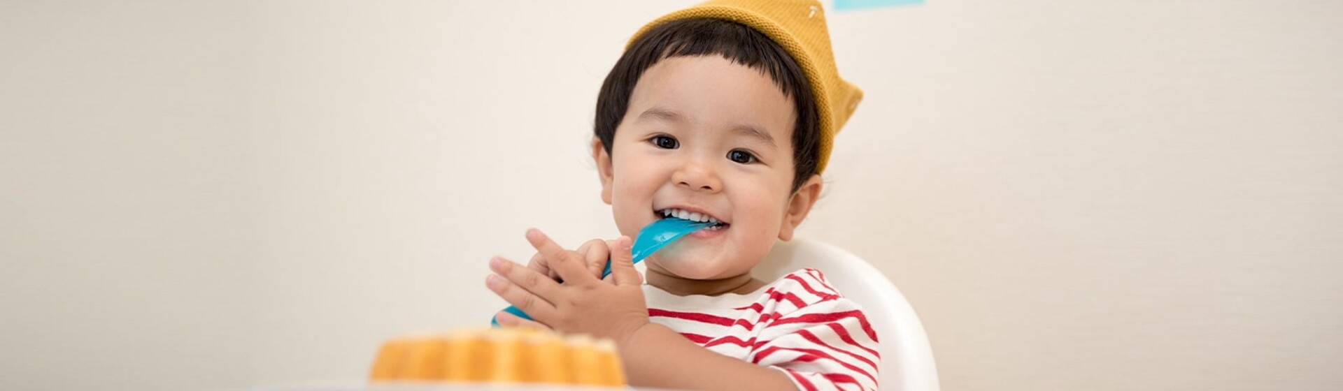 child with cake